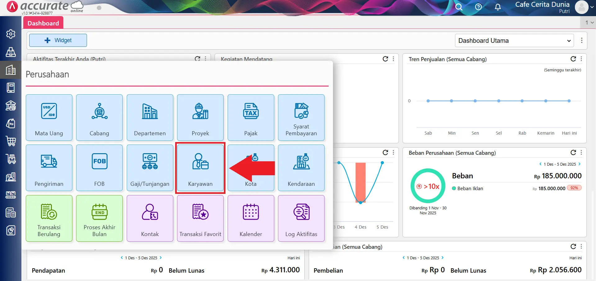 Catat gaji PPh 21 & SPT